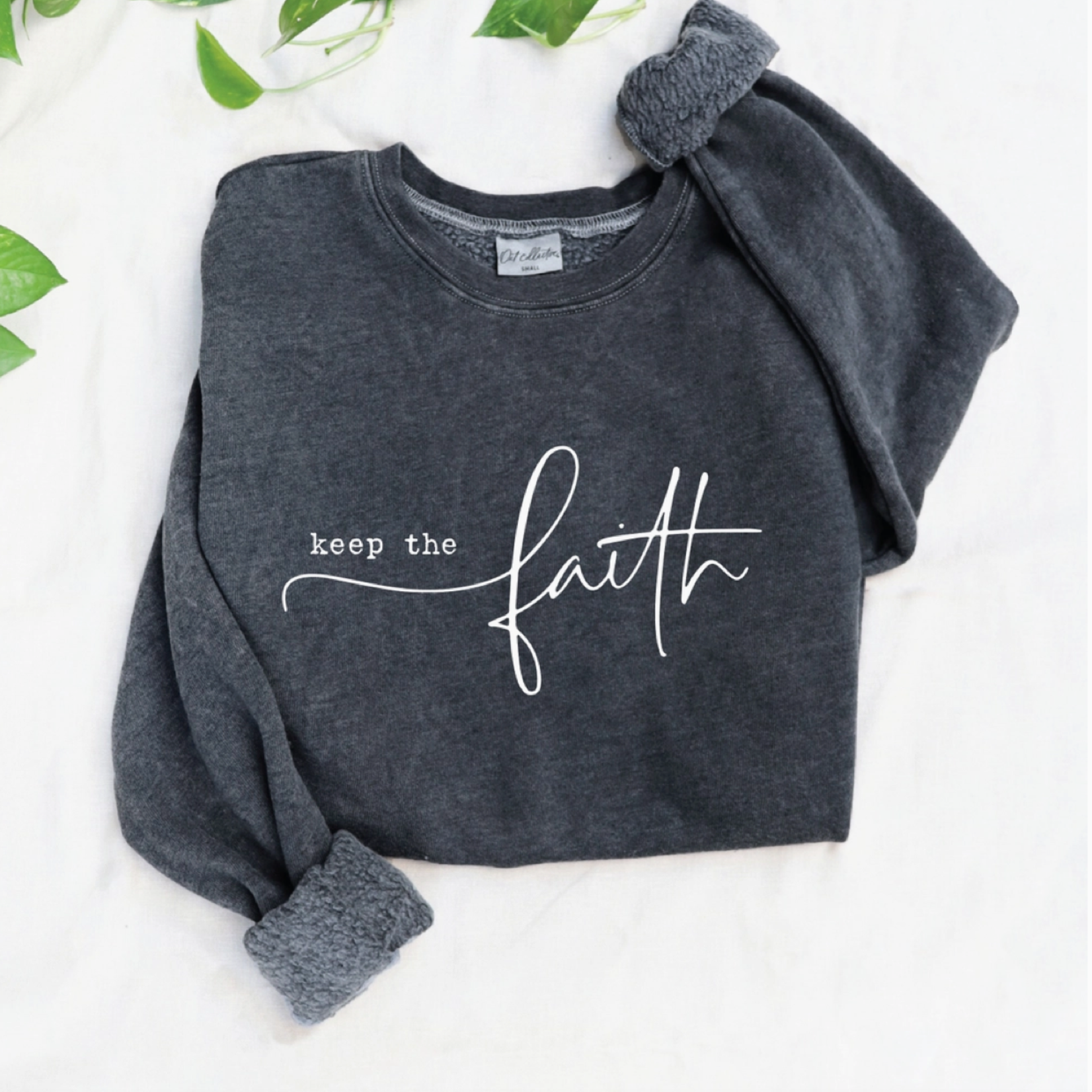 Oat Collective Keep The Faith- Vintage Black- Small