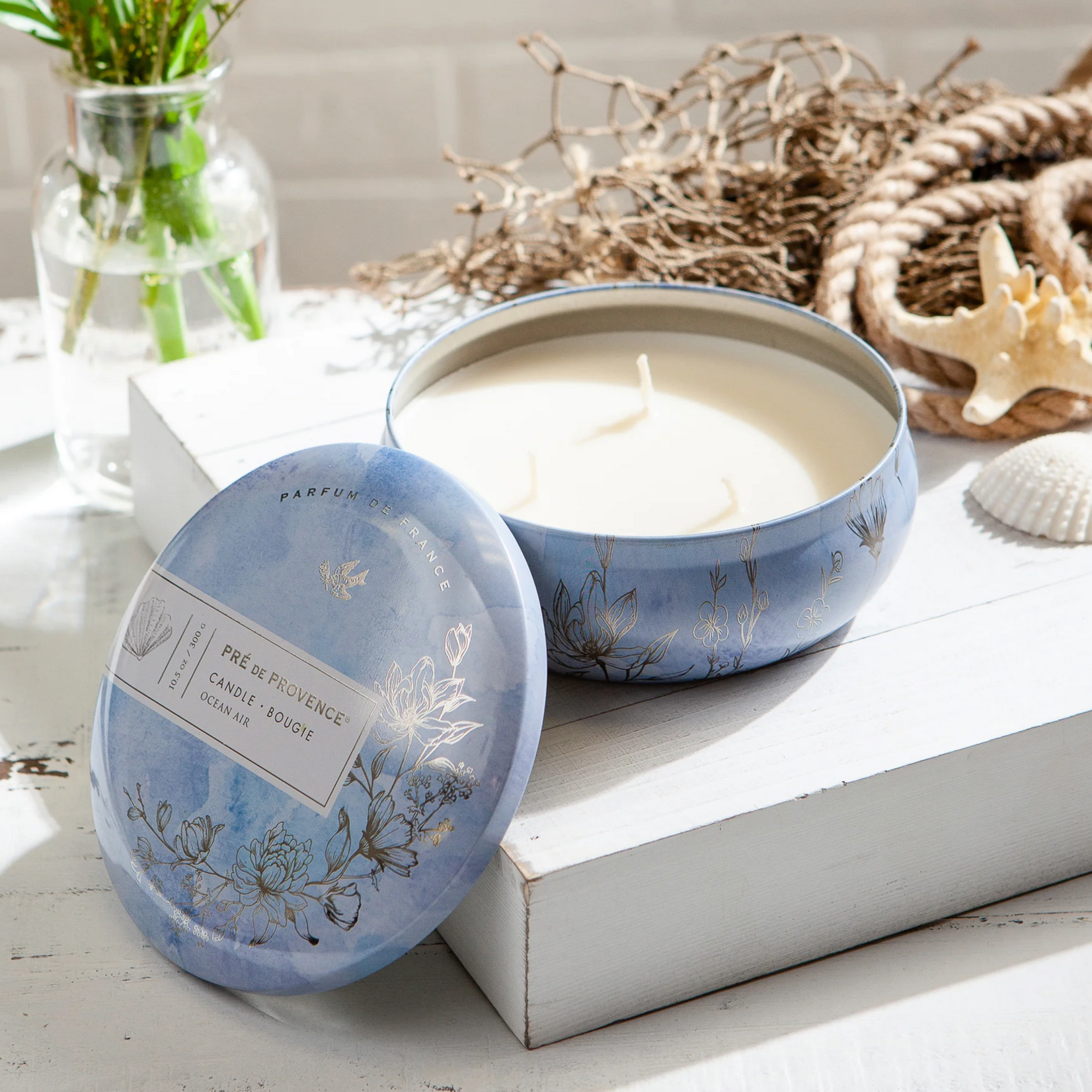 European Soaps Heritage Candle - Ocean Air (3 wick)