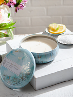 European Soaps Heritage 3 Wick Candle- Sea Salt