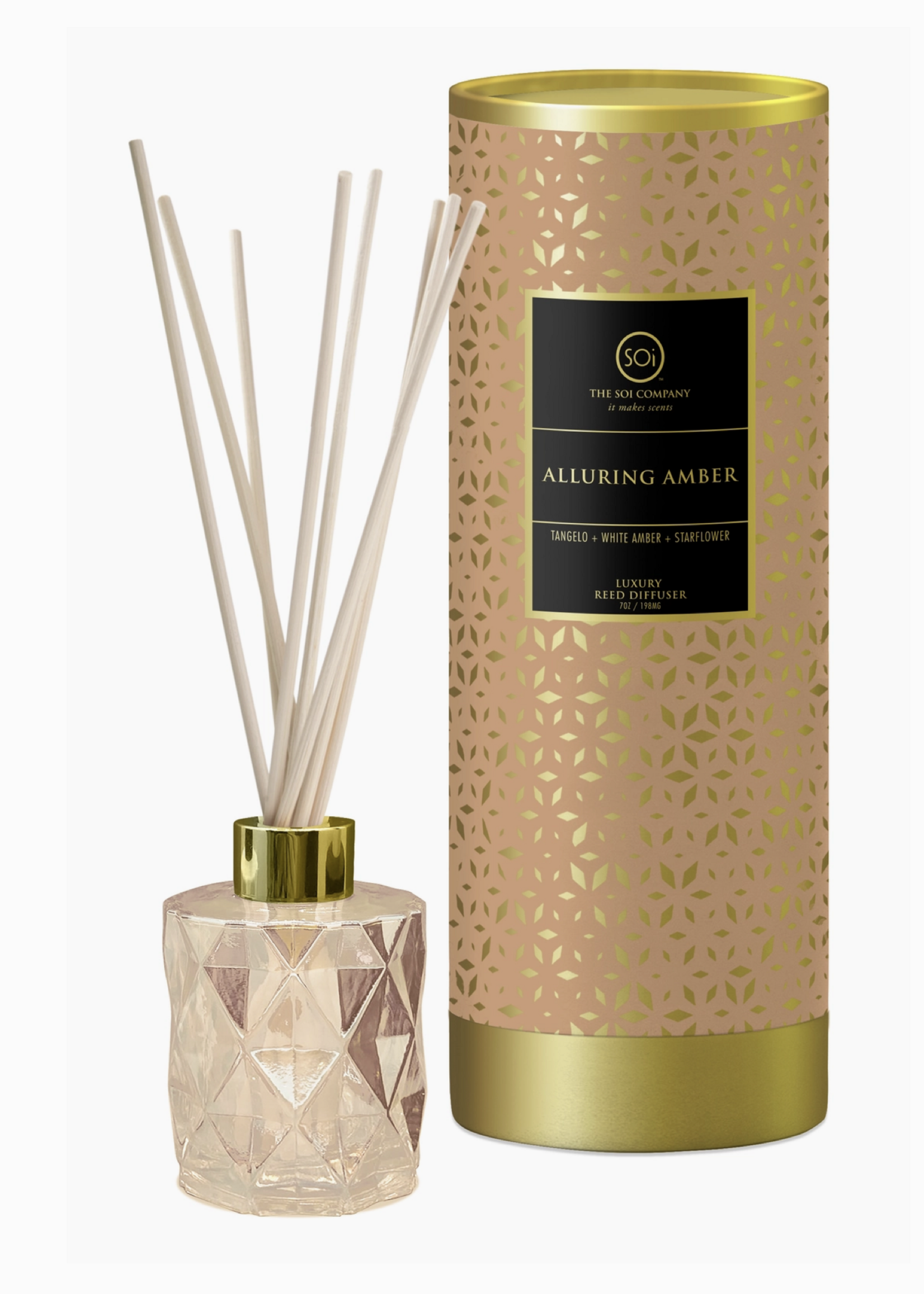 The SOi Company Alluring Amber Shimmer 7oz Reed Diffuser