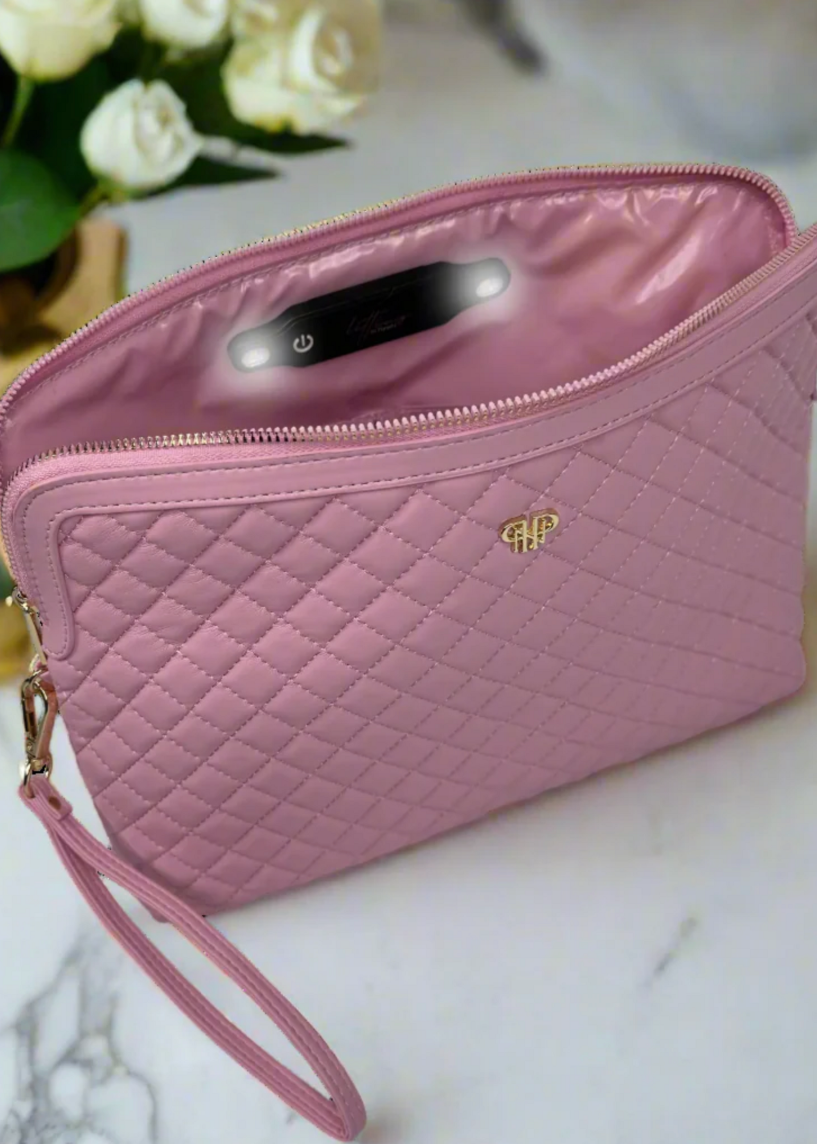 PurseN Litt Makeup Case- Rose Quartz