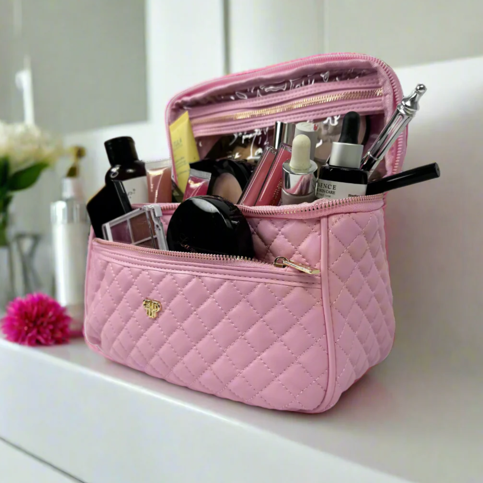 PurseN Train Case- Rose Quartz