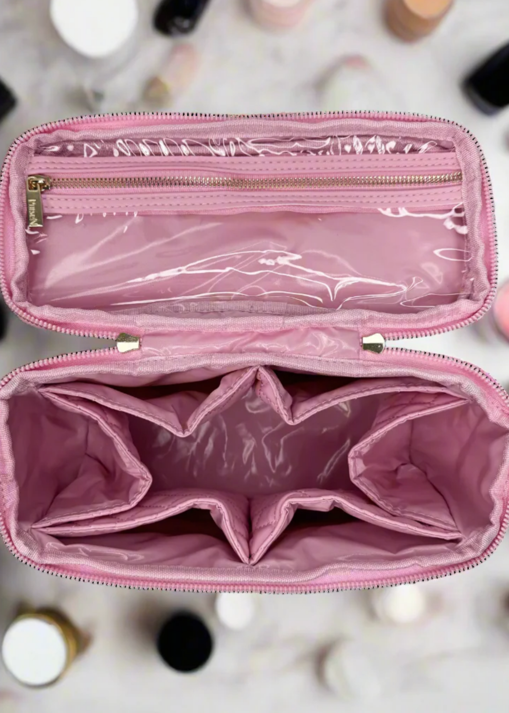 PurseN Train Case- Rose Quartz