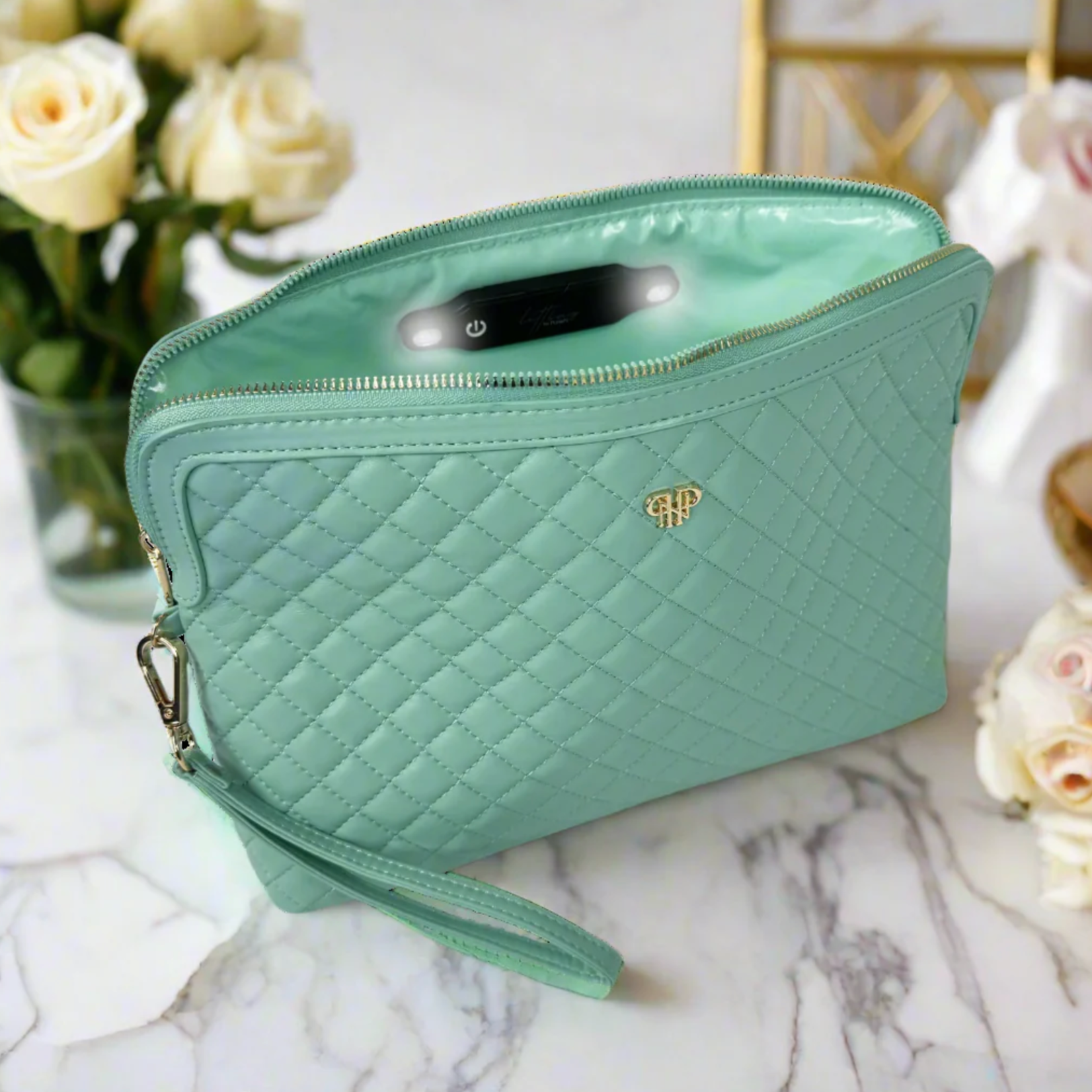 PurseN Litt Makeup Case- Turquoise Quartz