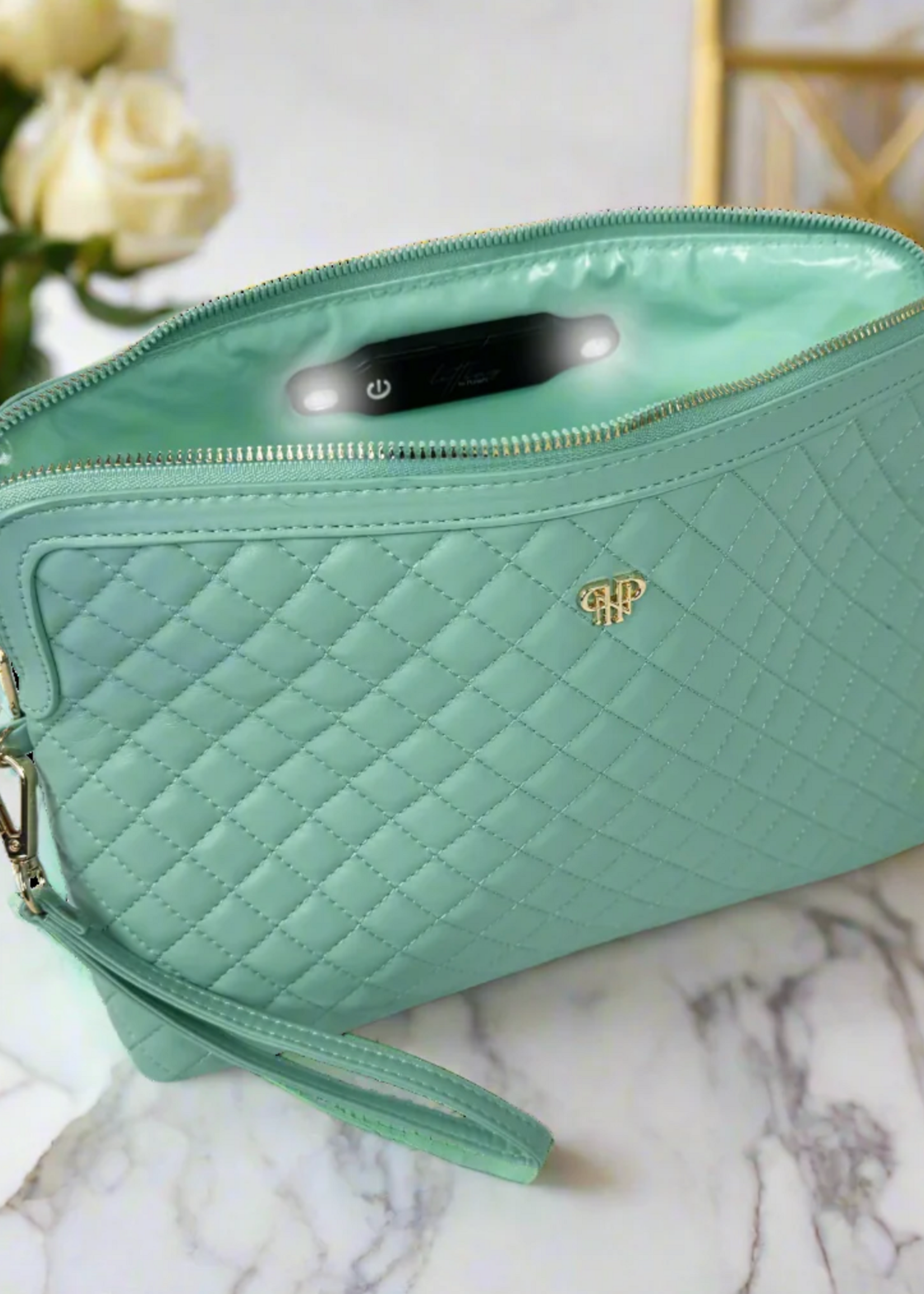 PurseN Litt Makeup Case- Turquoise Quartz