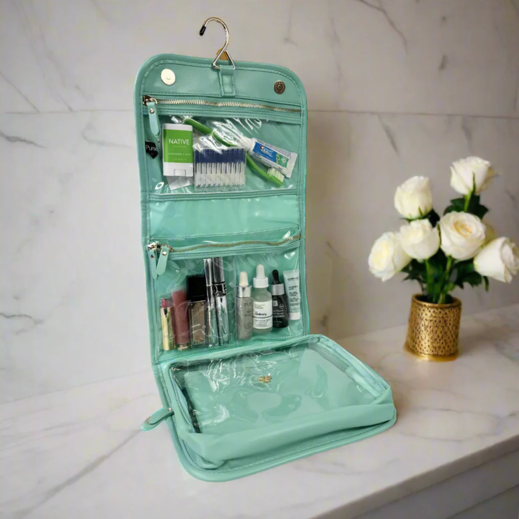 PurseN Toiletry Case- Turqoise Quartz