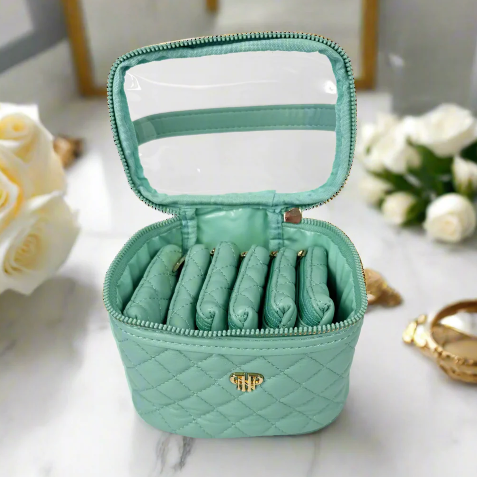 PurseN Getaway Jewelry Case- Turqoise Quartz