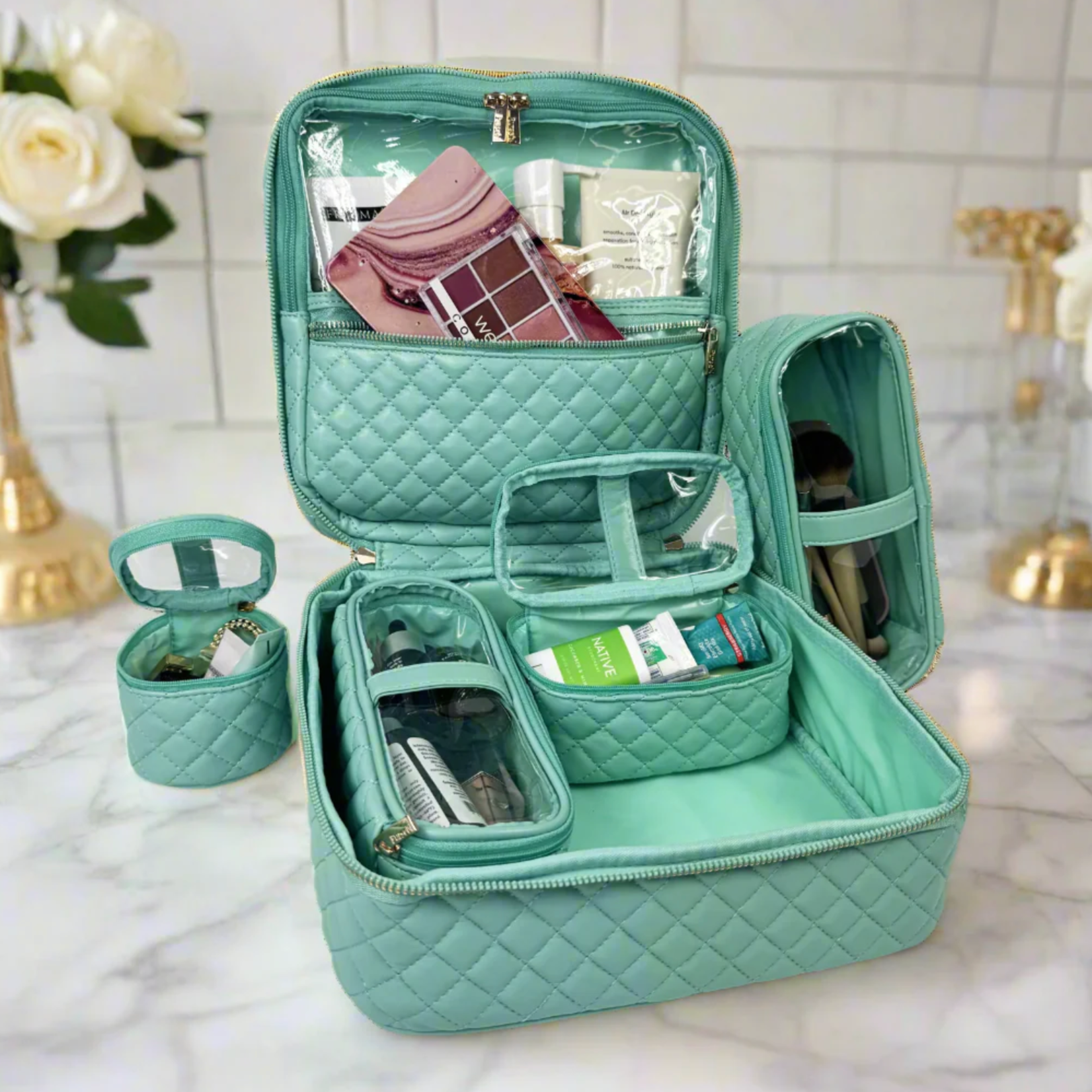 PurseN Mini Diva Case- Turqoise Quartz
