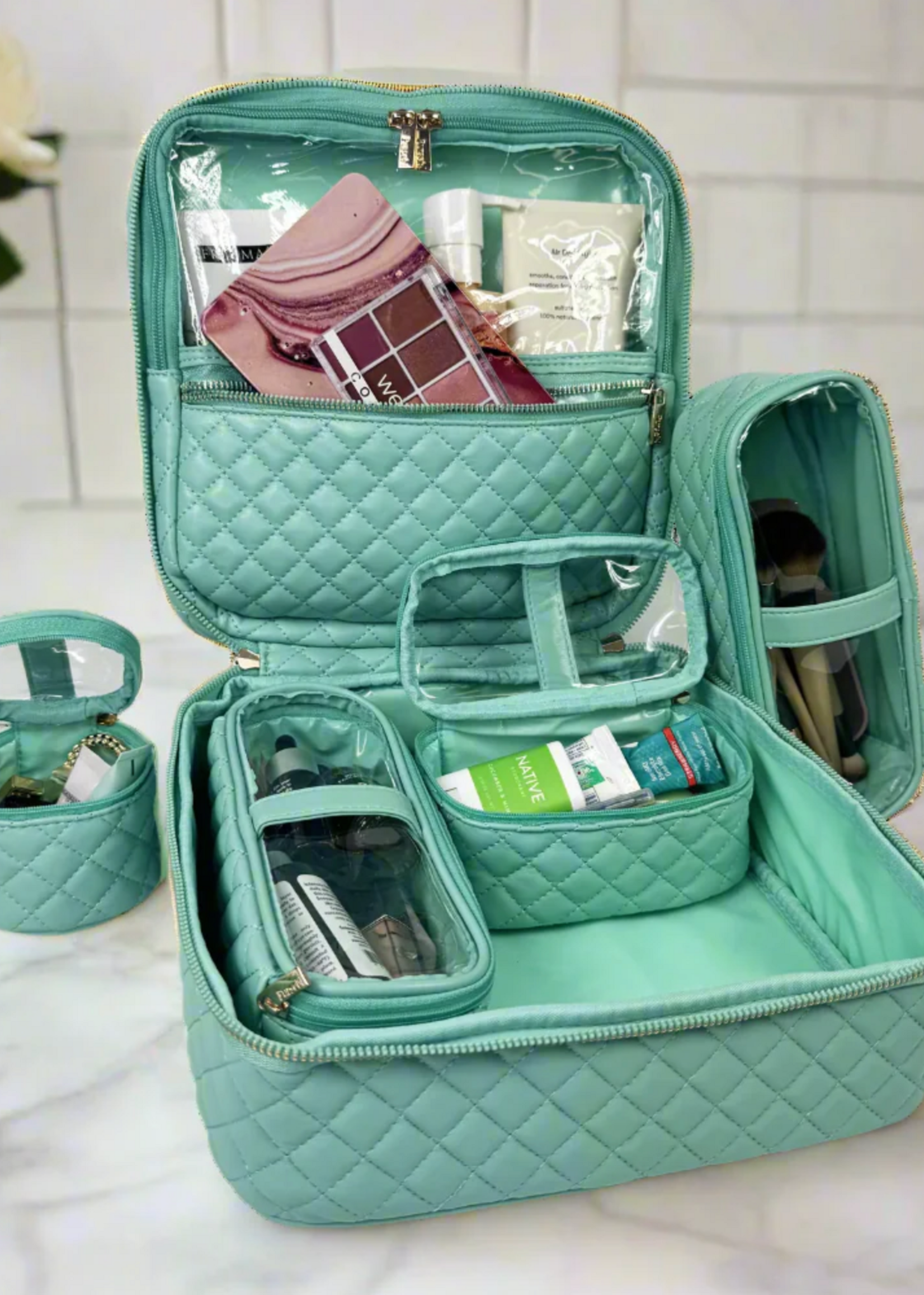 PurseN Mini Diva Case- Turqoise Quartz