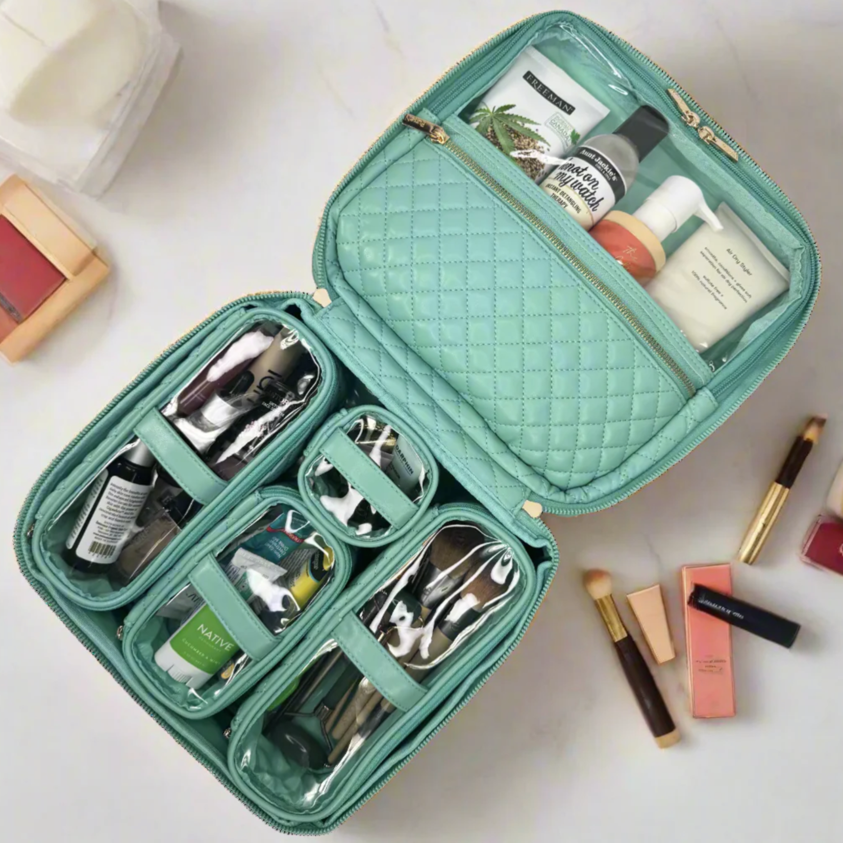 PurseN Mini Diva Case- Turqoise Quartz