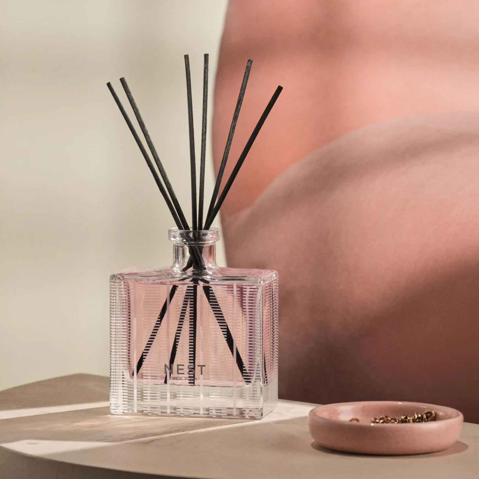 NEST New York Himalayan Salt & Rosewater Reed Diffuser