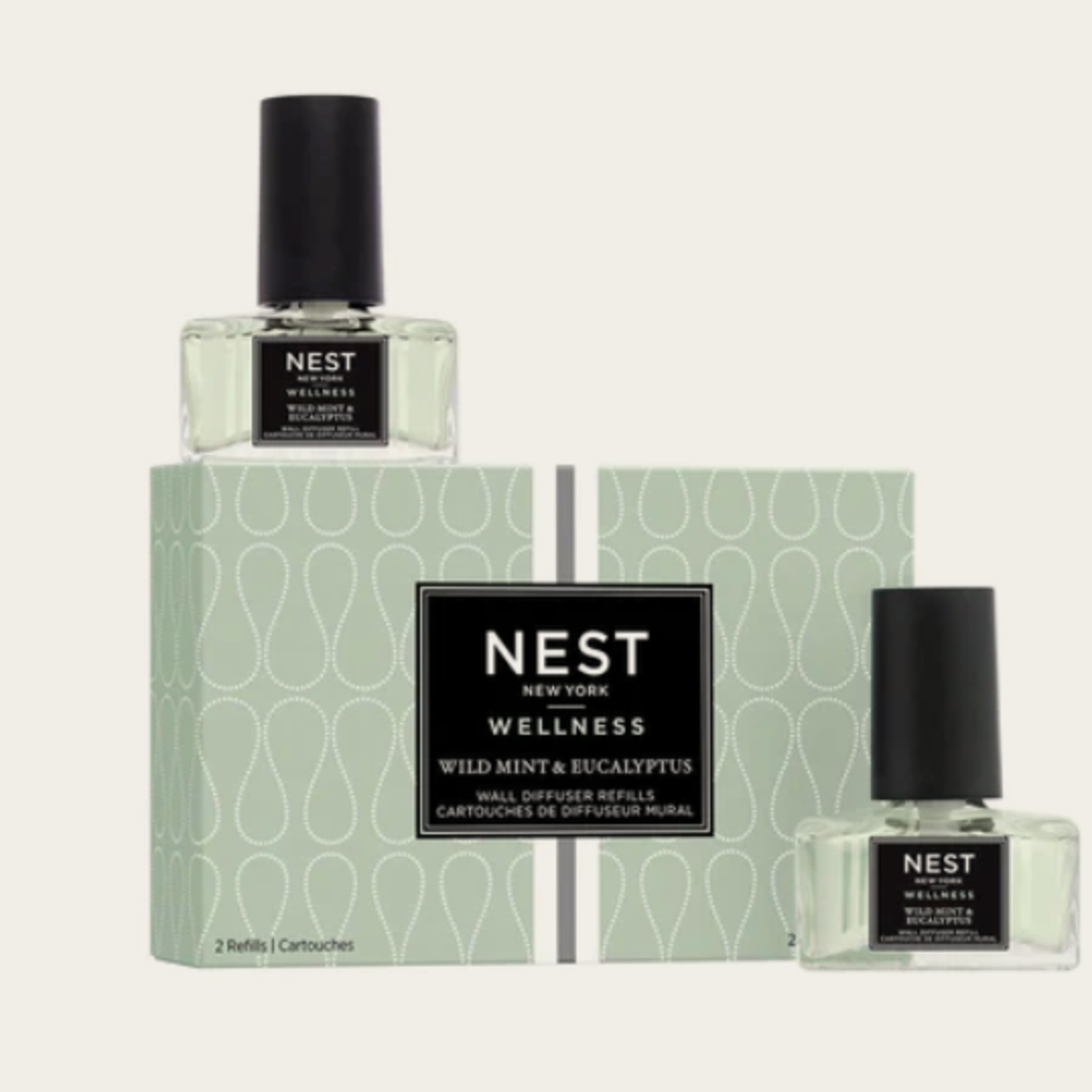 NEST New York Plug In Wall Diffuser Refill - Wild Mint & Eucalyptus