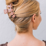 Teleties Medium Classic Hair Clip- Mocha Mousse