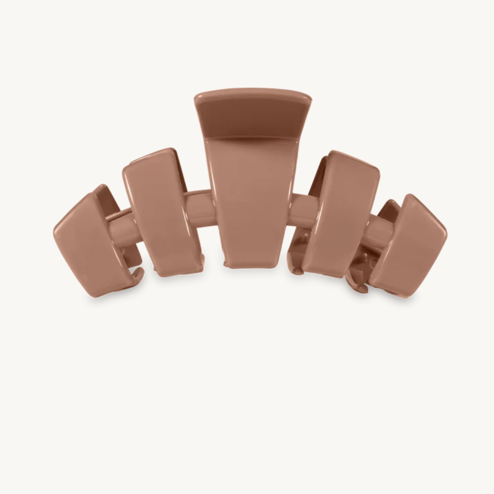Teleties Small Classic Hair Clip- Mocha Mousse