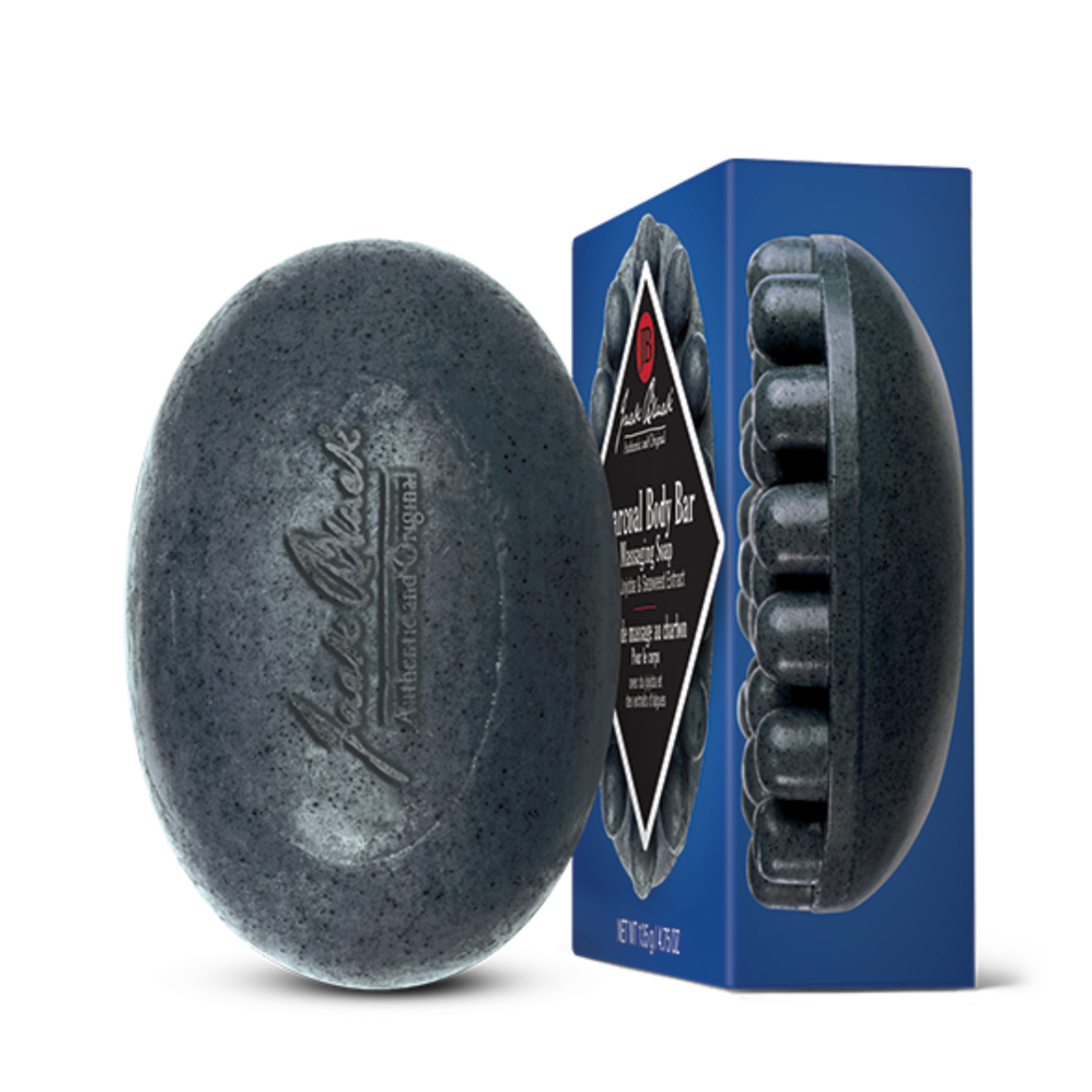 Jack Black Charcoal Body Bar Massaging Soap
