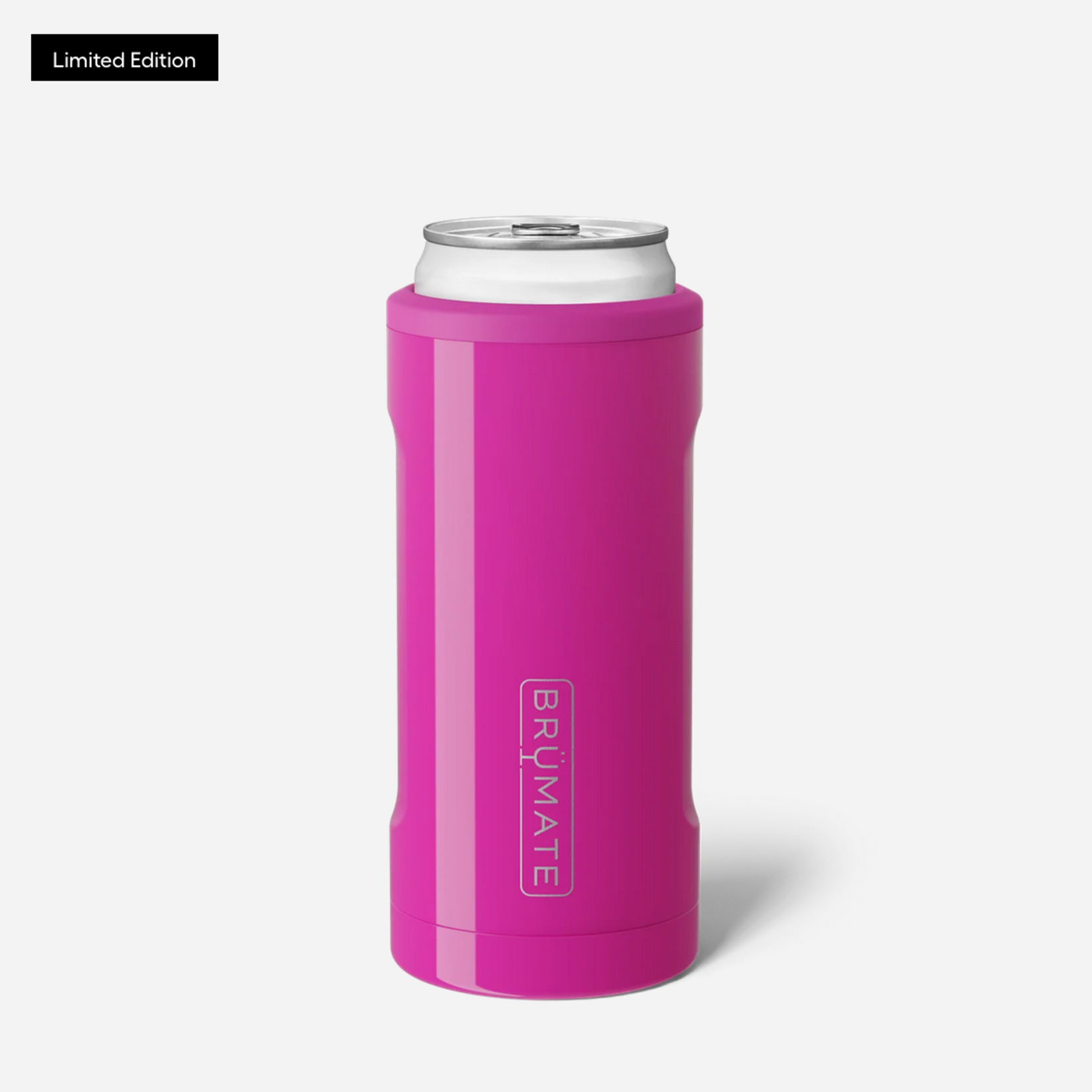 BruMate 12oz Hopsulator Slim- Vivid Magenta