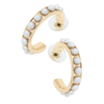 Canvas Alice Pearl Hoop Earrings