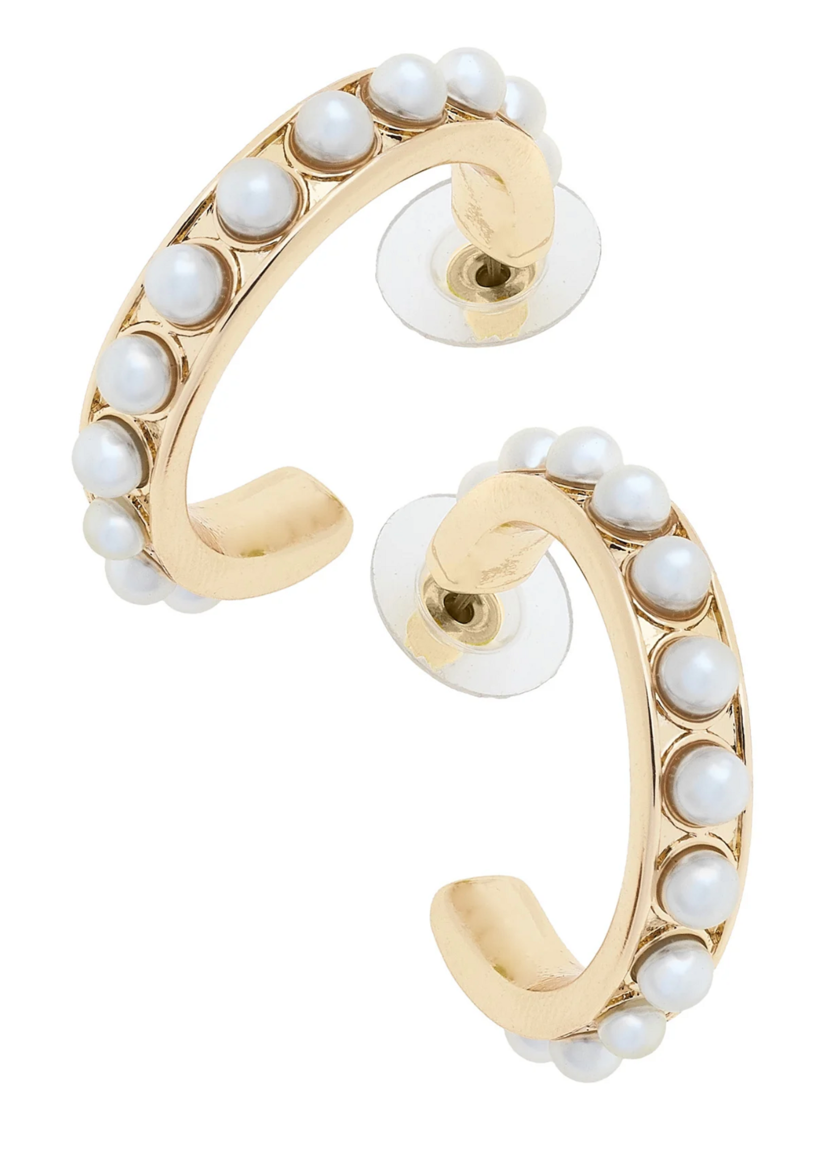 Canvas Alice Pearl Hoop Earrings