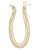Canvas Emory 3-Row Layered Ball Bead Necklace