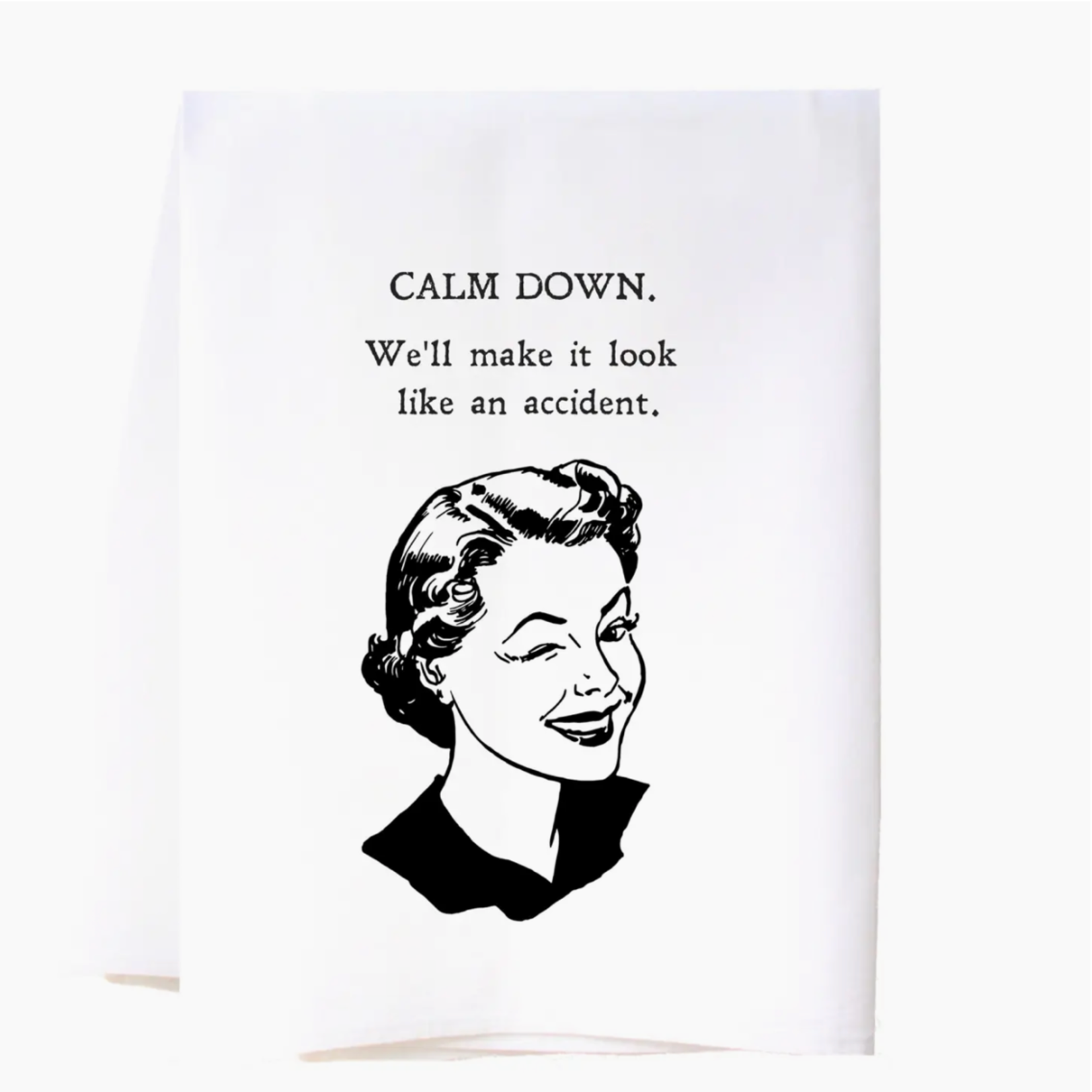 Cora & Pate Calm Down Flour Sack Towel