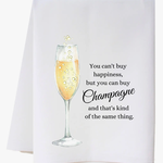 Cora &  Plate Southern Sisters Champagne Flour Sack Towel
