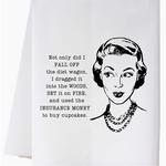 Cora & Pate Diet Wagon Flour Sack Towel