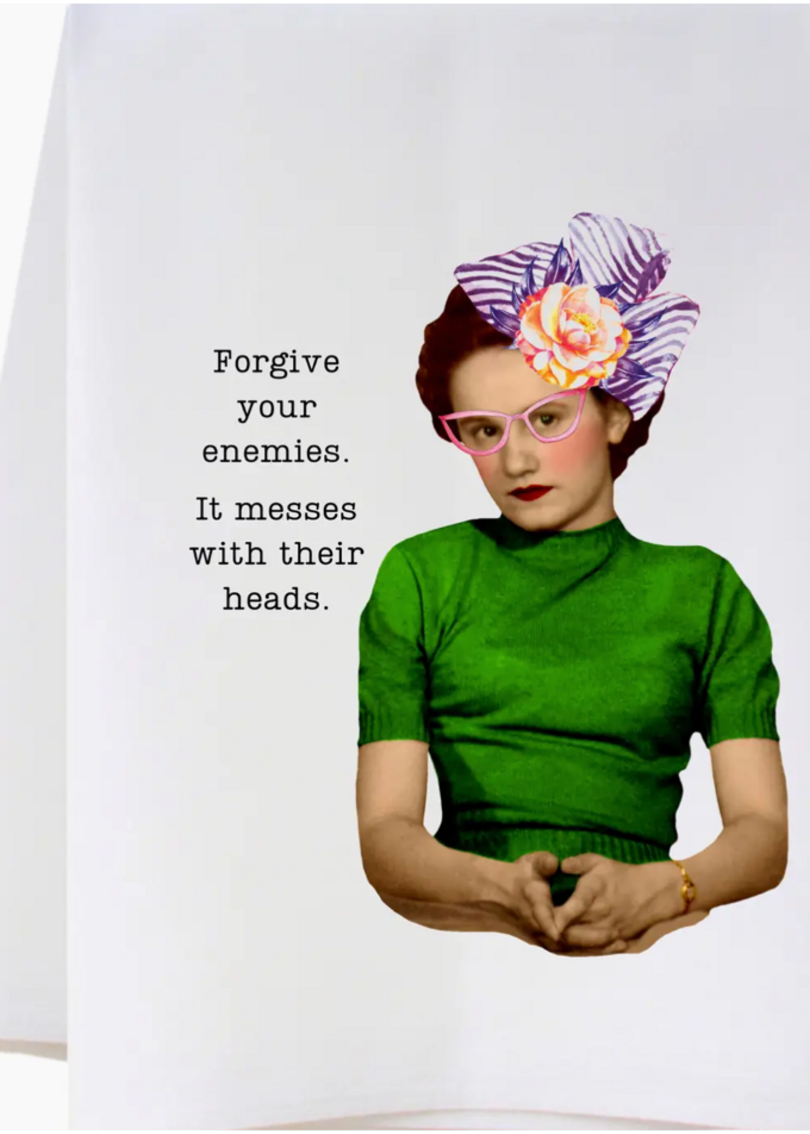 Cora & Pate Forgive Your Enemies Flour Sack Towel