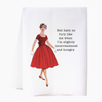 Cora & Pate Inconvenienced and Hungry Flour Sack Towel