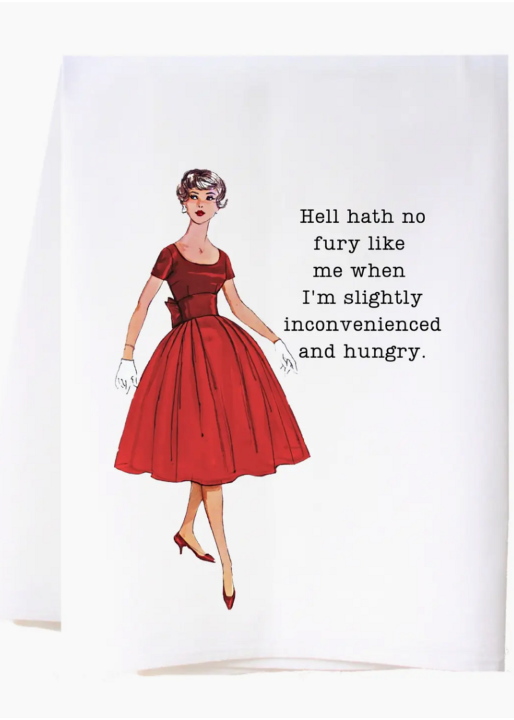 Cora & Pate Inconvenienced and Hungry Flour Sack Towel