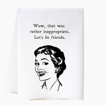 Cora & Pate Let's Be Friends Flour Sack Towel