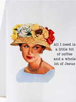 Cora & Pate Little Bit of Coffee Flour Sack Towel