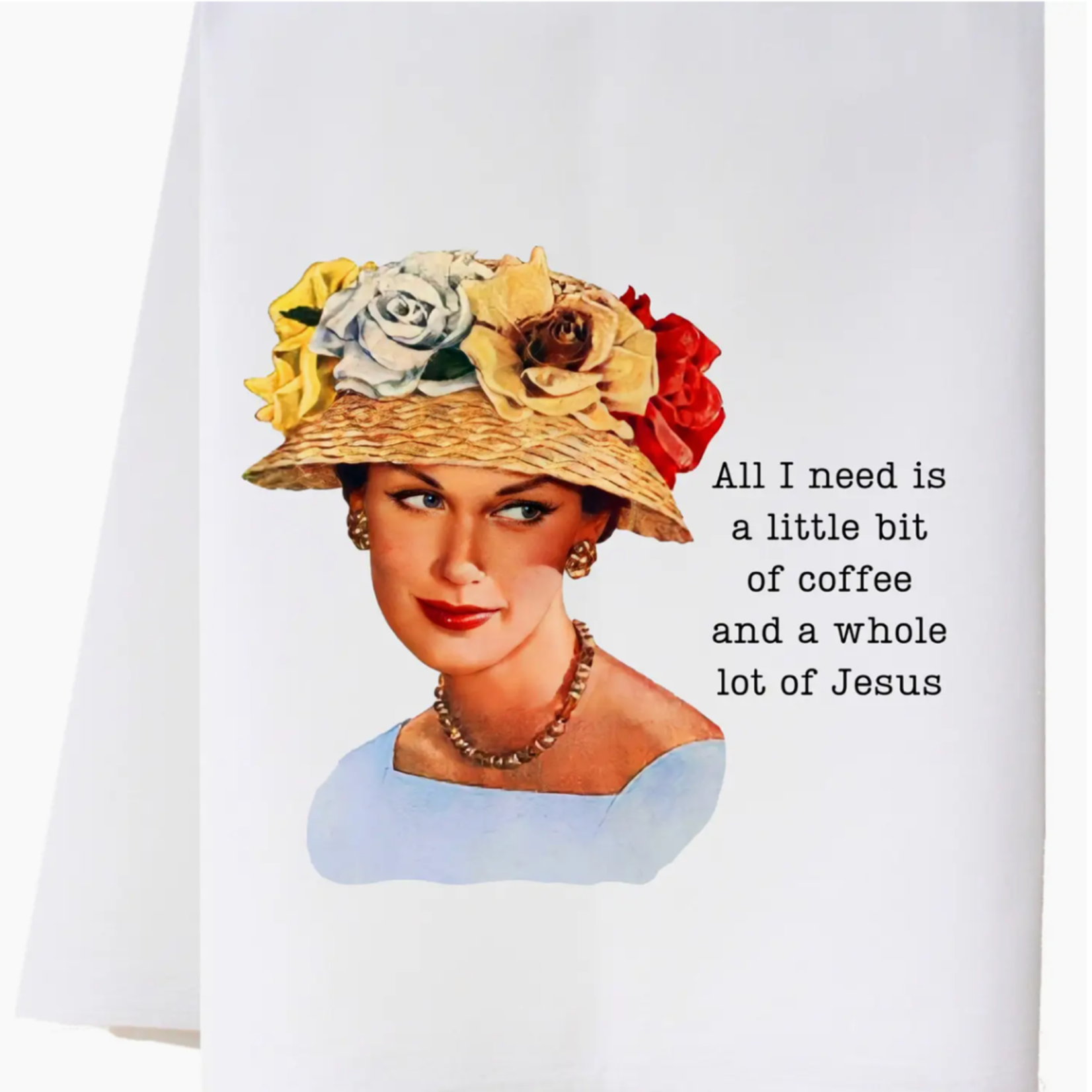 Cora & Pate Little Bit of Coffee Flour Sack Towel