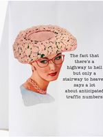 Cora & Pate Traffic Numbers Flour Sack Towel