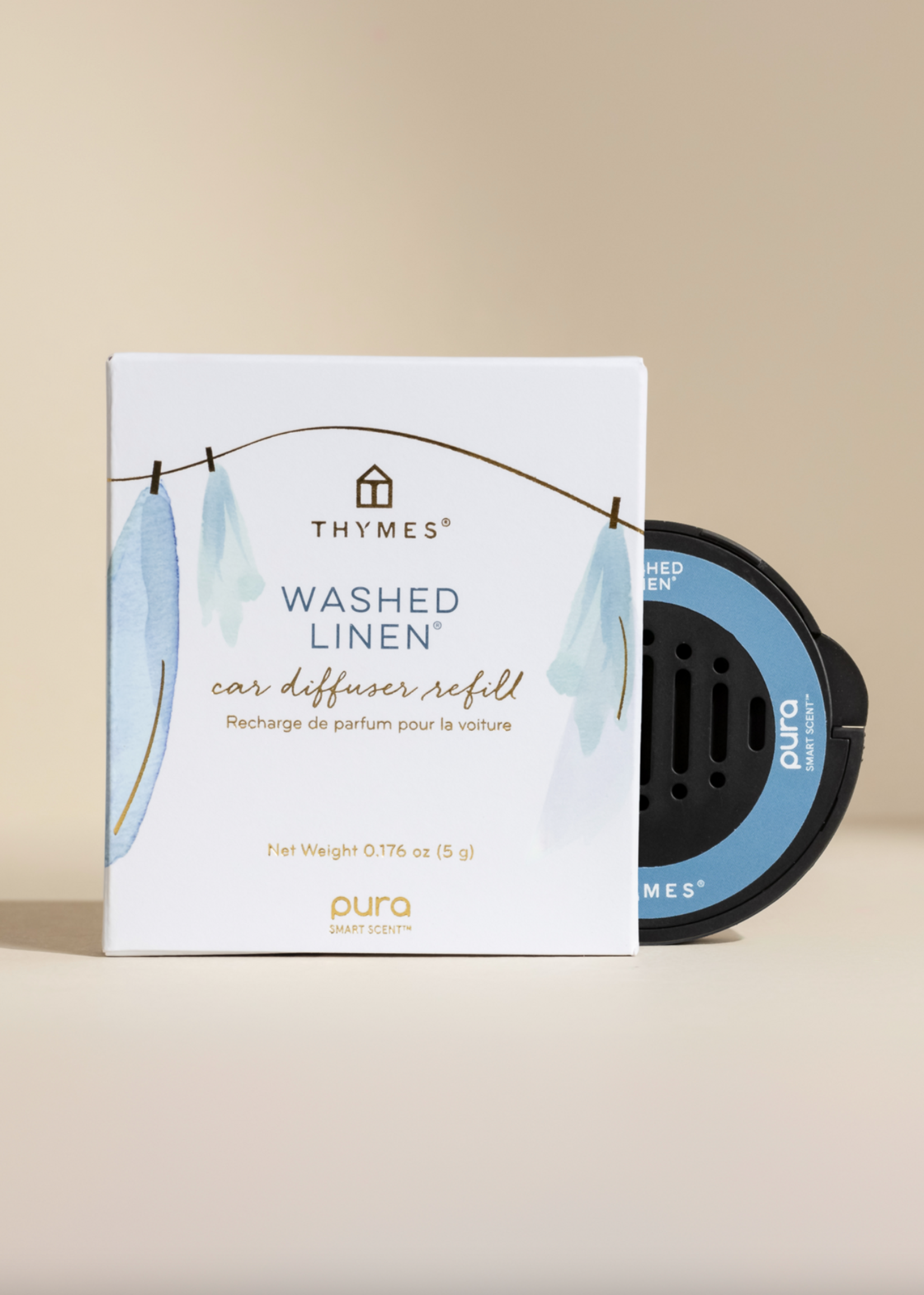 Pura Scents Washed Linen- Car Pura
