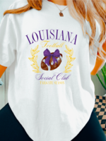 Gia Gifts Boutique Louisiana Football Social Club Graphic Tee