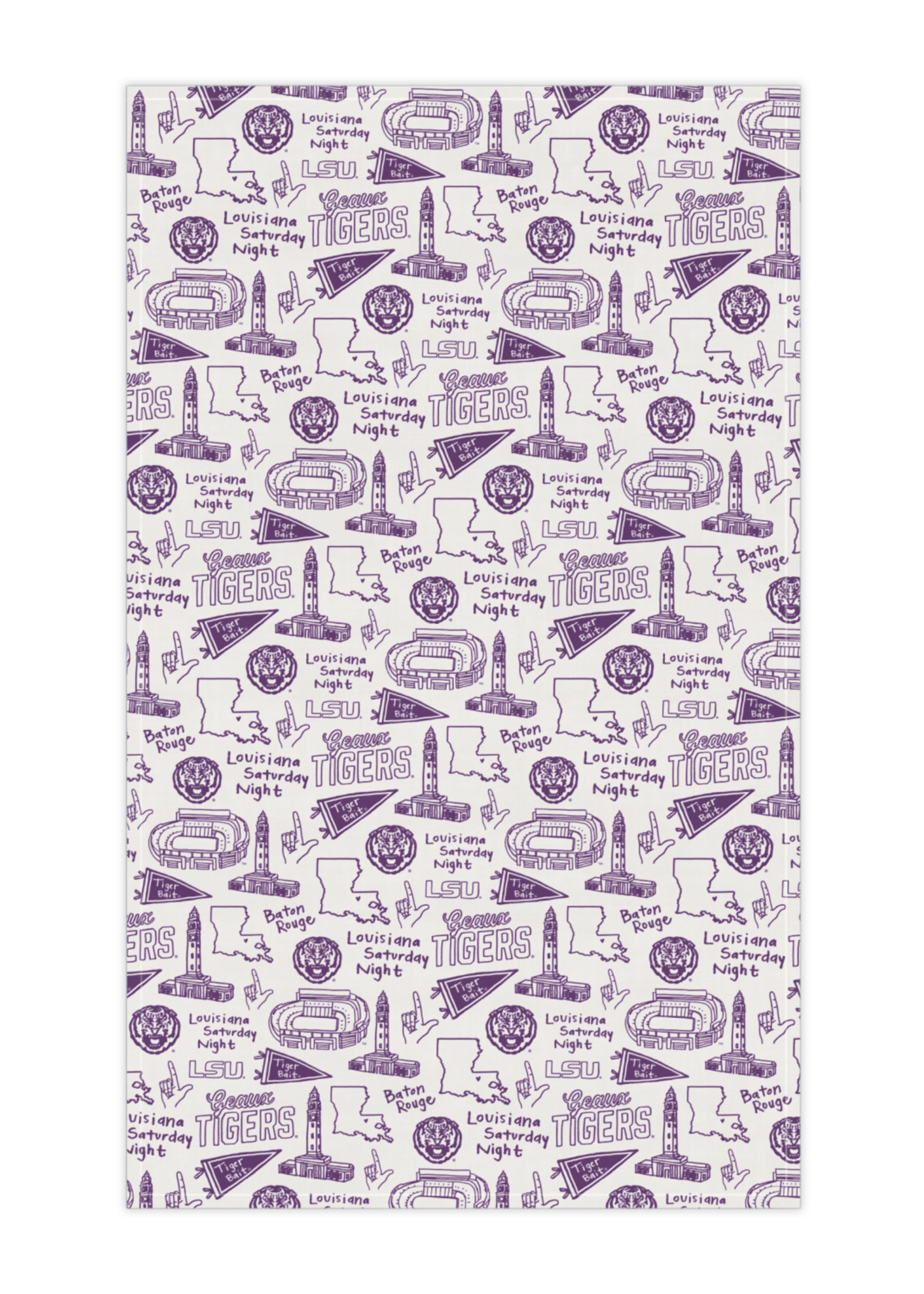 LSU Cotton kitchen Towel