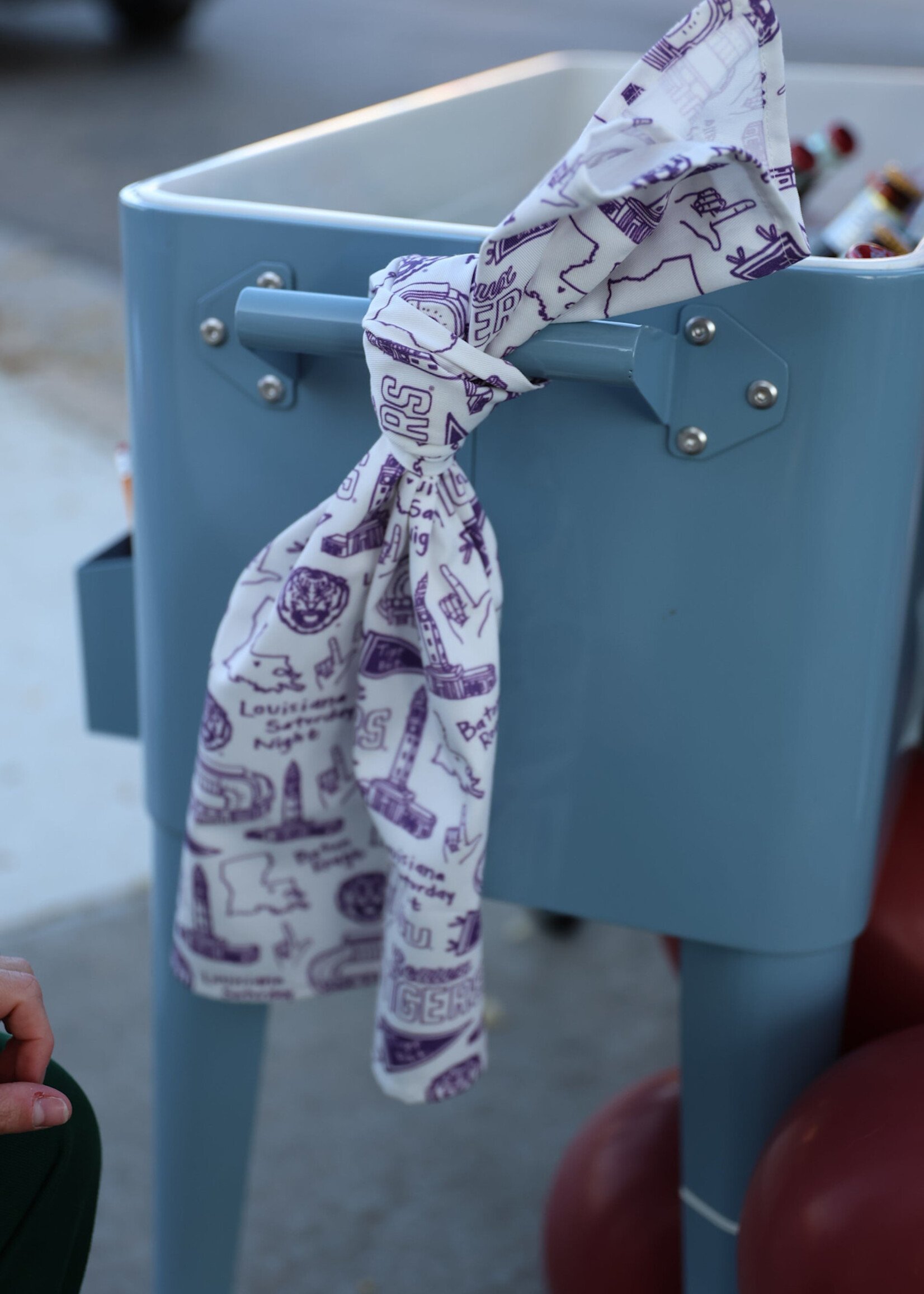 Victory Lap LSU Cotton kitchen Towel