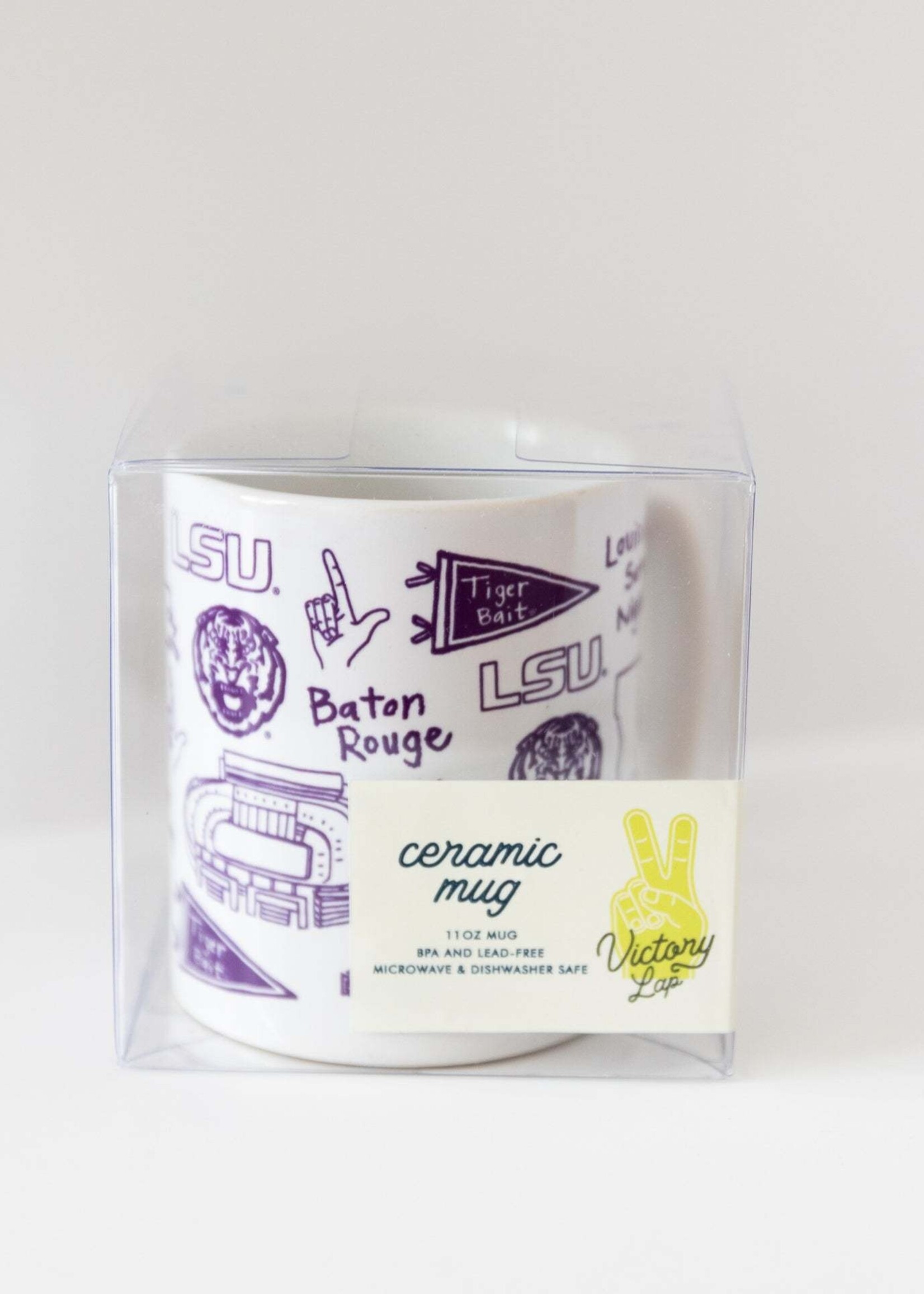 Victory Lap LSU 110z Mug
