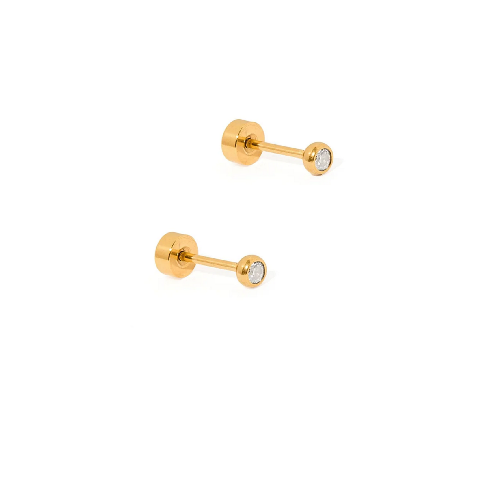 Linny Co Copper Clear Stud
