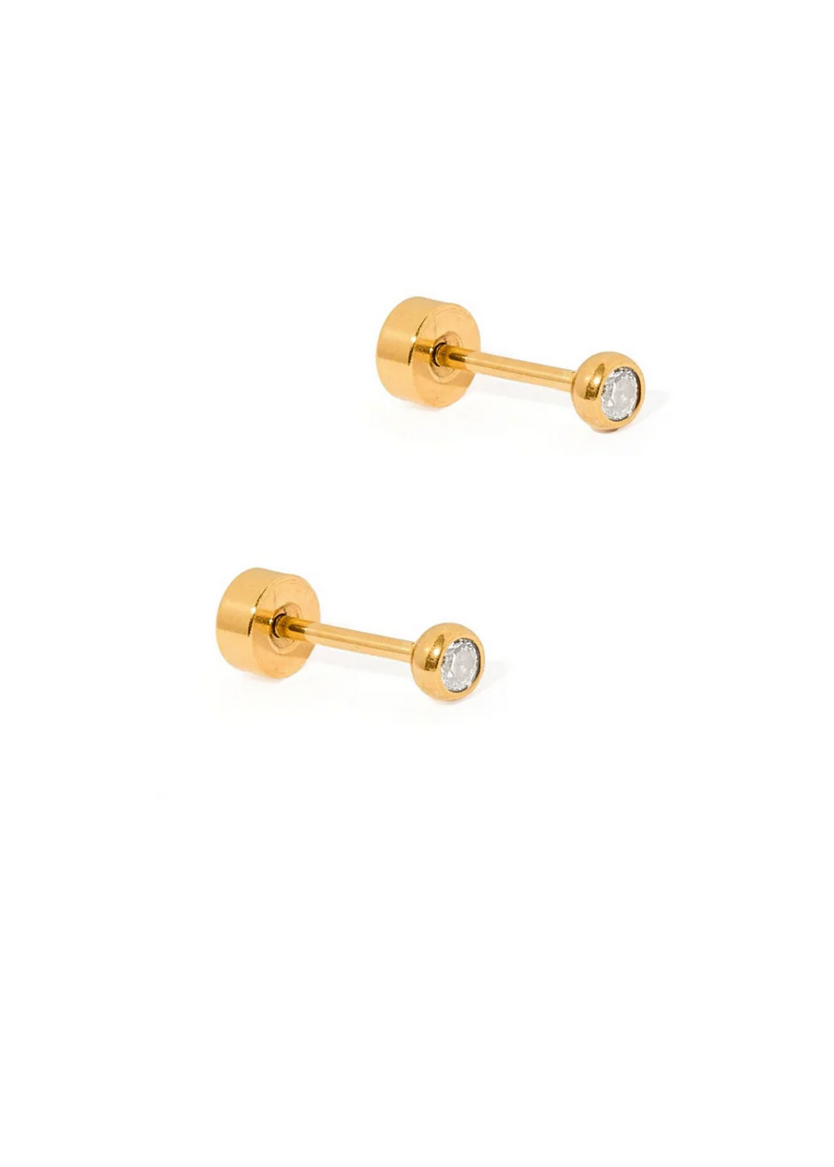 Linny Co Copper Clear Stud