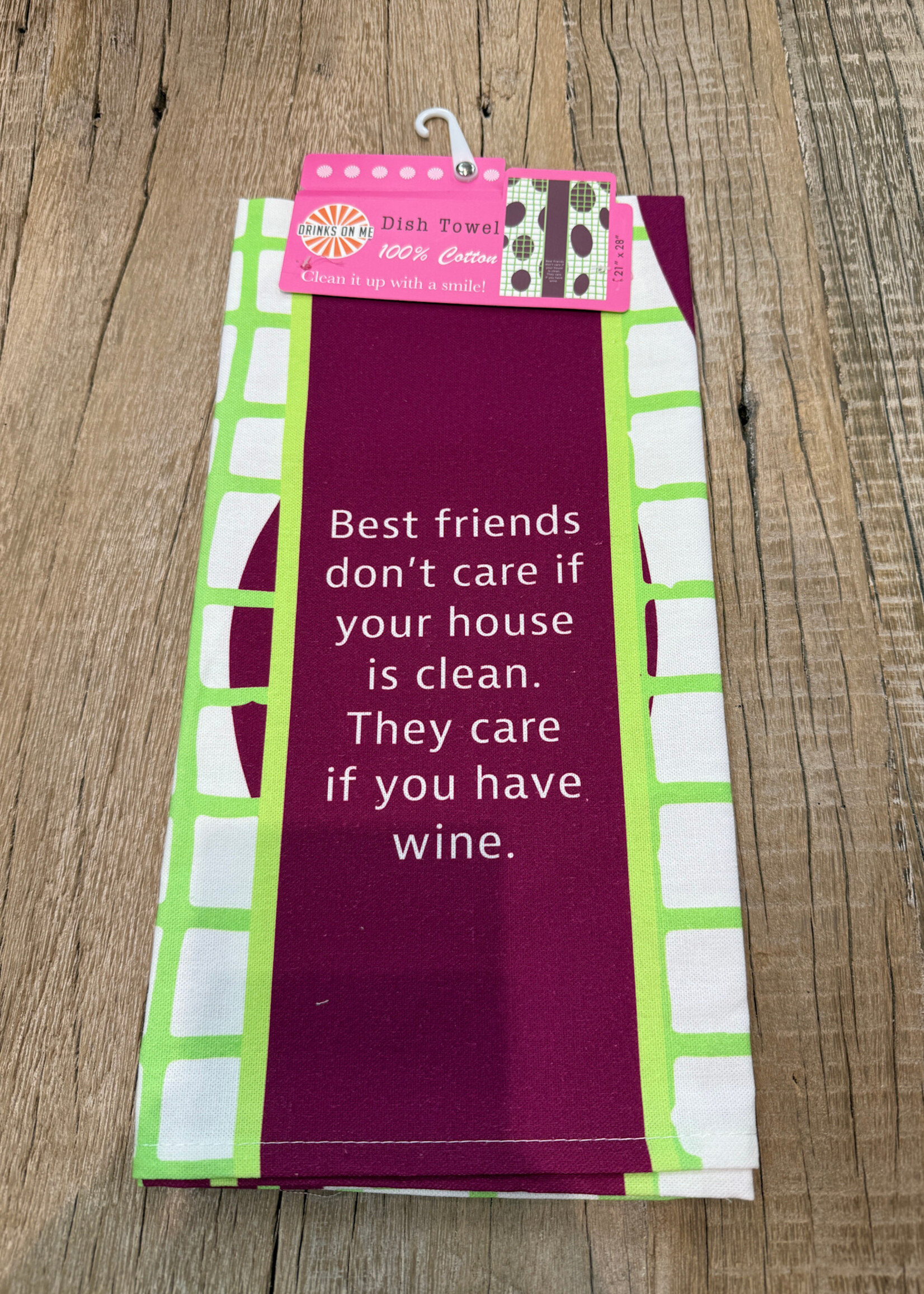 Drinks On Me Towel Best Friends