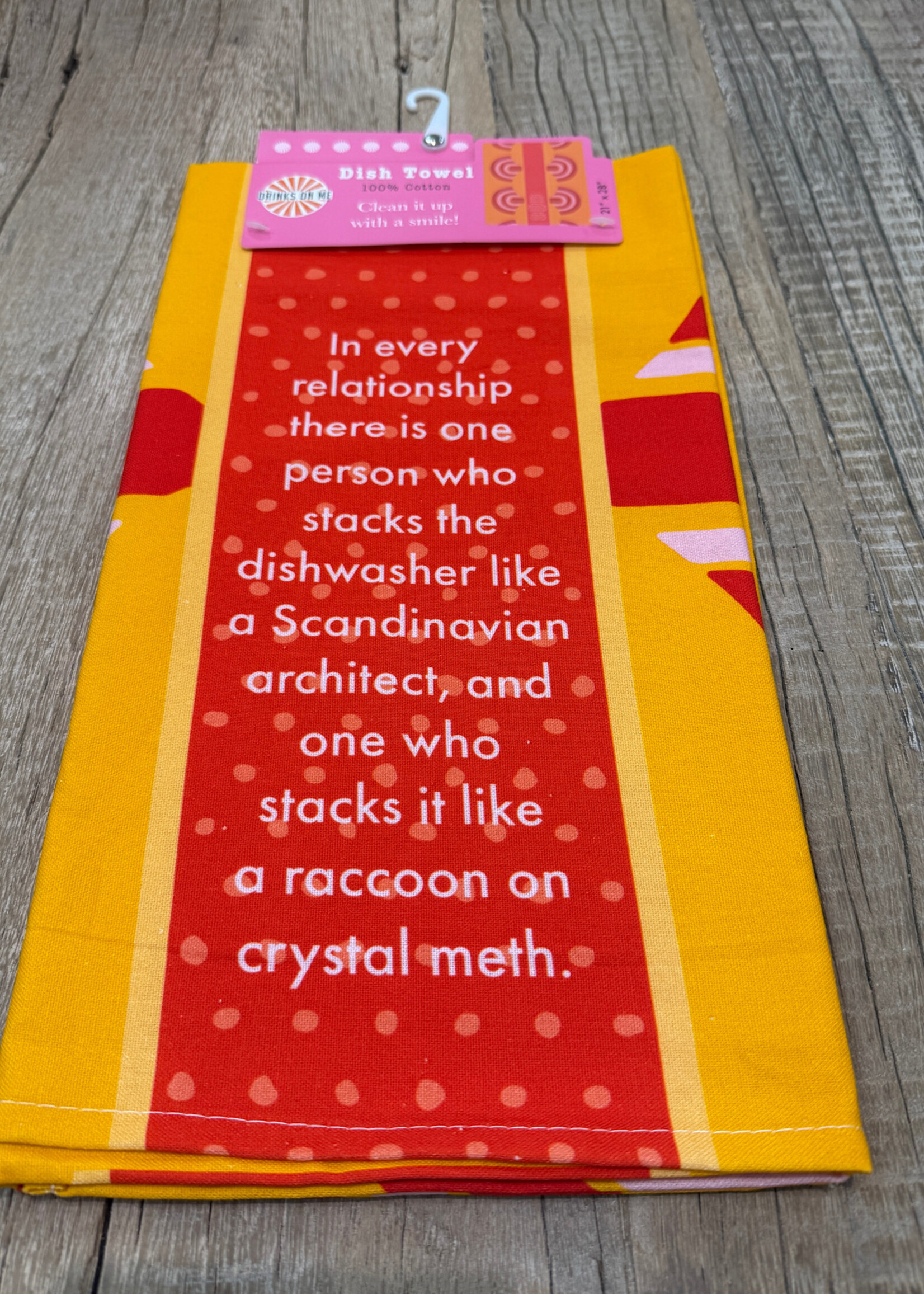 Drinks On Me Towel Dishwasher