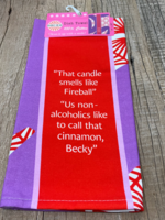 Drinks On Me Towel Fireball