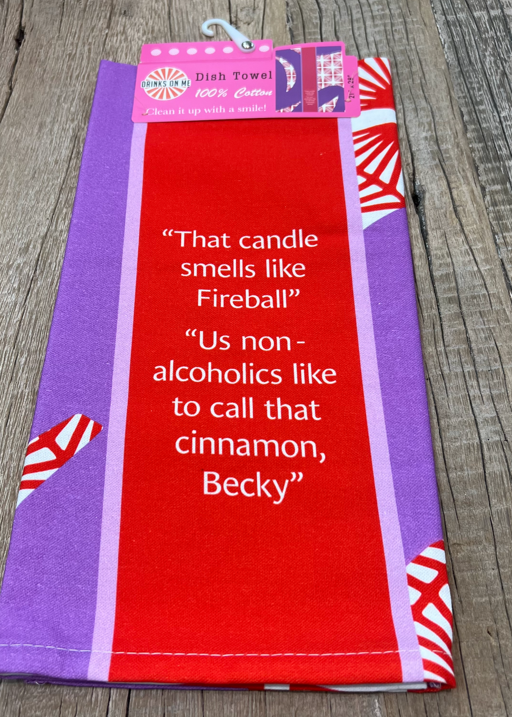 Drinks On Me Towel Fireball