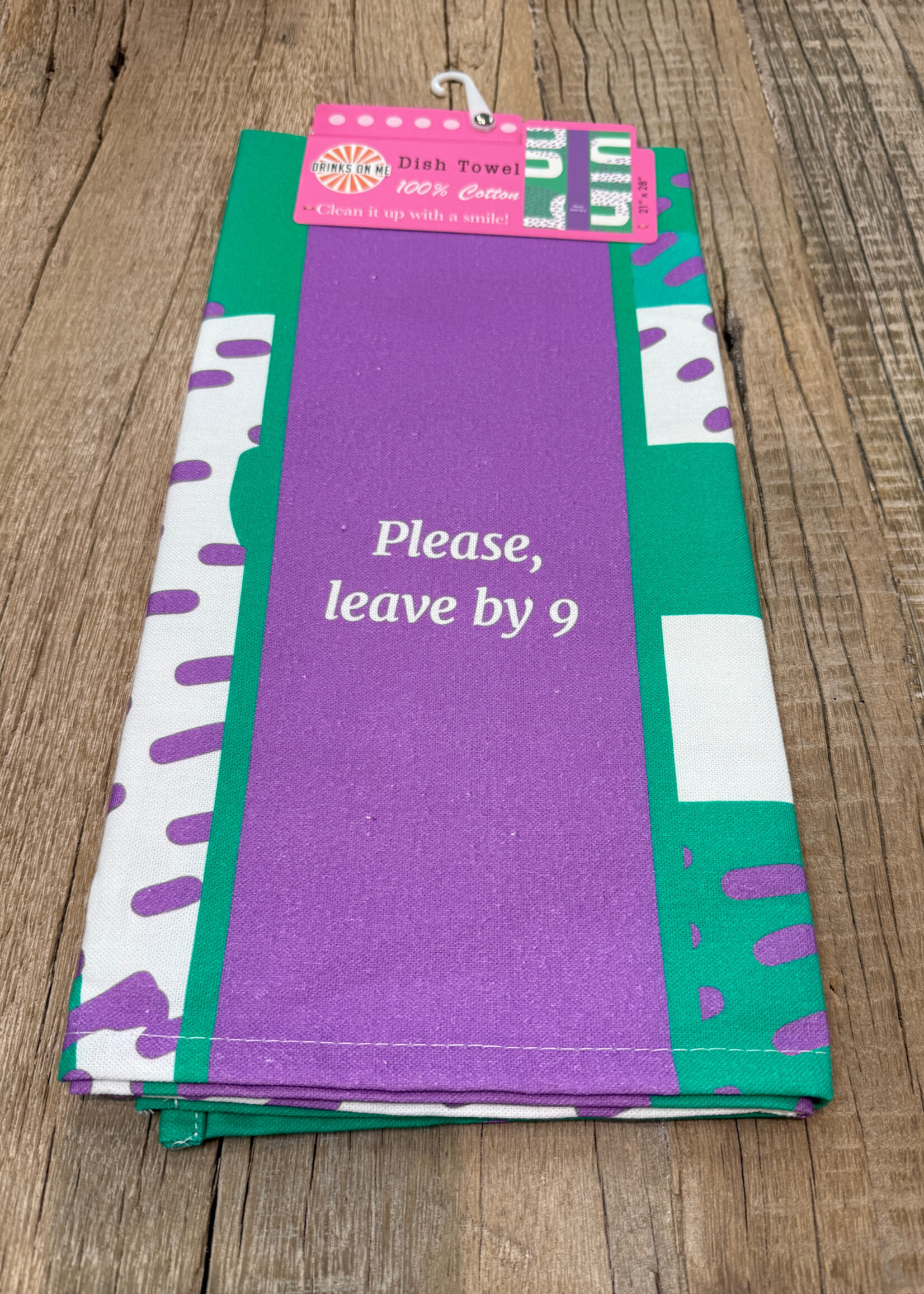 Drinks On Me Towel Leave By 9