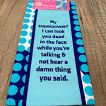 Drinks On Me Towel Super Power