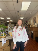 Mary Square Sweatshirt Millie Bows