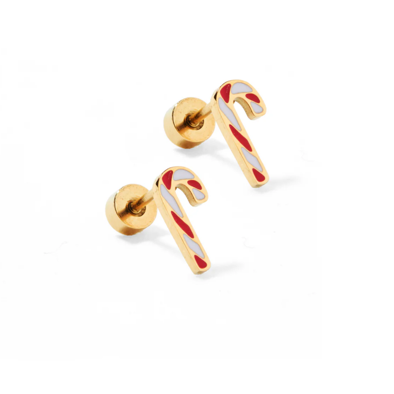 Linny Co Peppermint Twist Stud Earrings