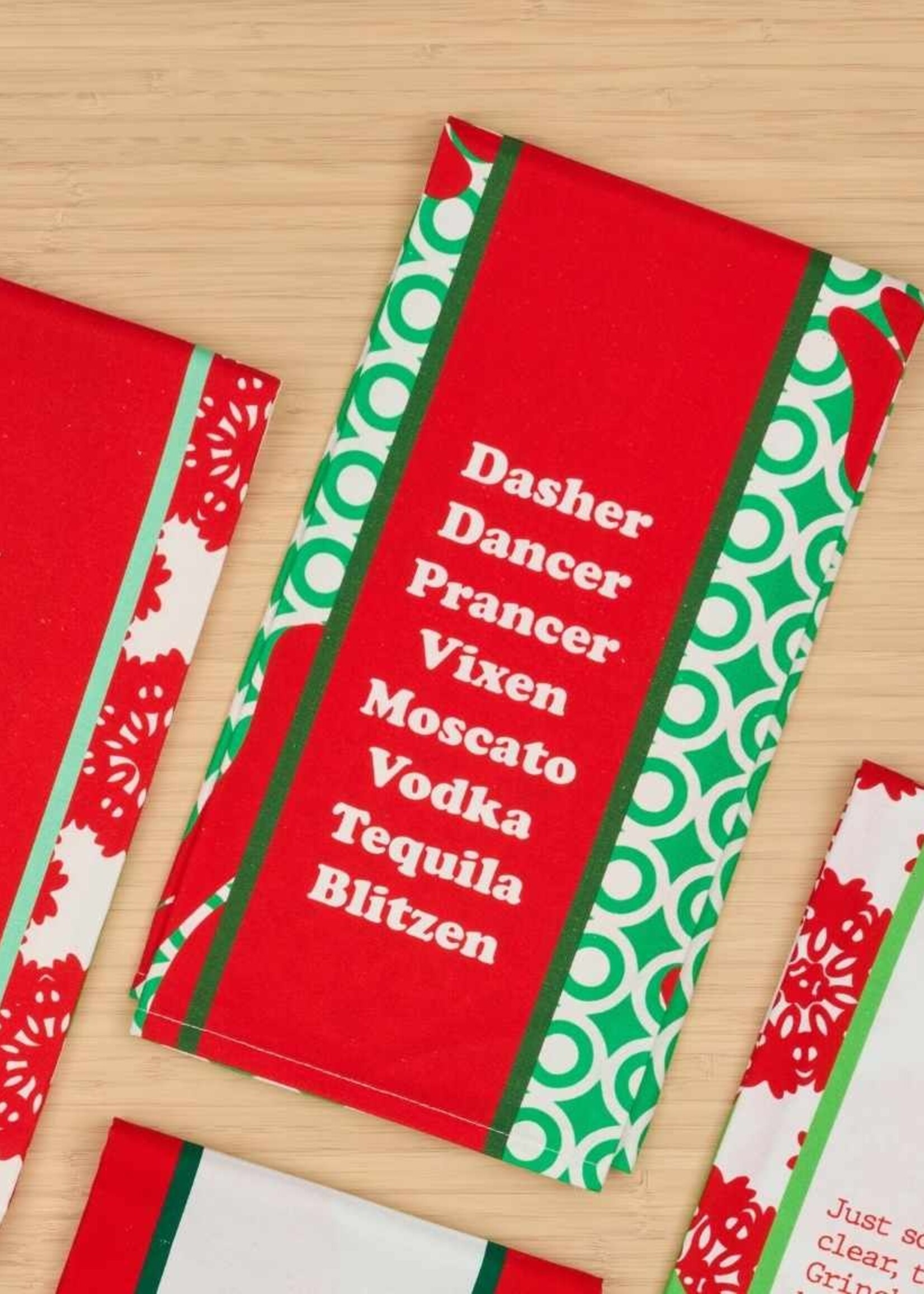 Drinks On Me Towel XMas Blitzen