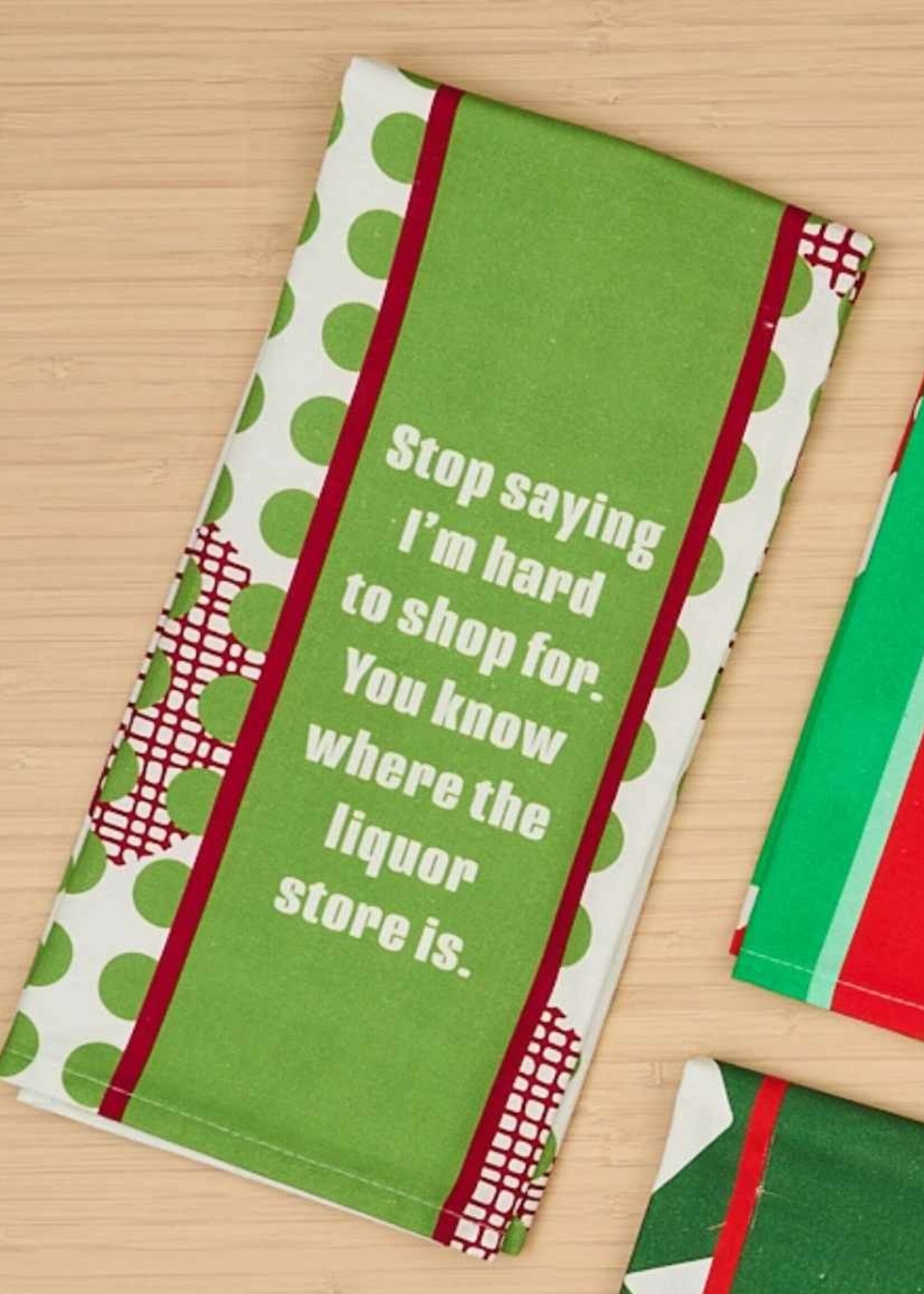 Drinks On Me Towel XMas Hard to Shop